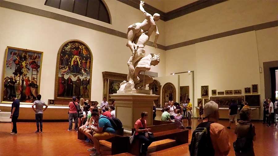 Salas que ver en la Galería de la Academia de Florencia