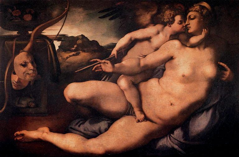 Venus y Cupido de Pontormo