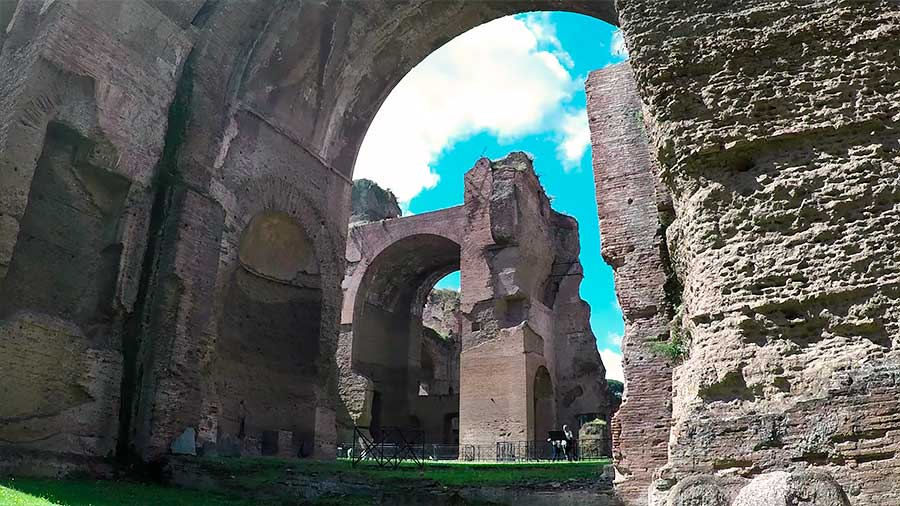 termas de caracalla roma italia