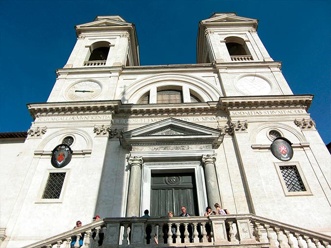 iglesia santa trinita dei monti roma