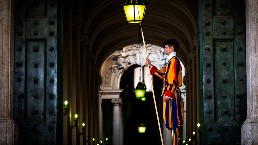 Guardia en el Vaticano