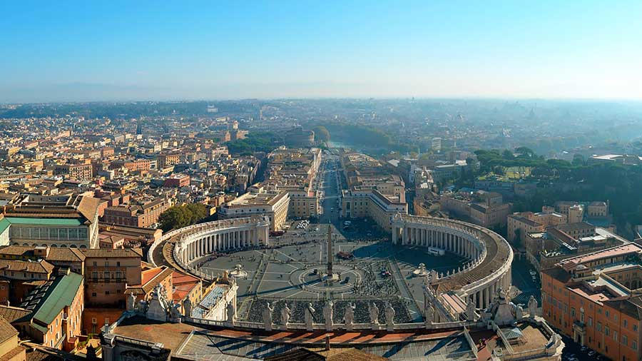 Cúpula de San pedro del Vaticano