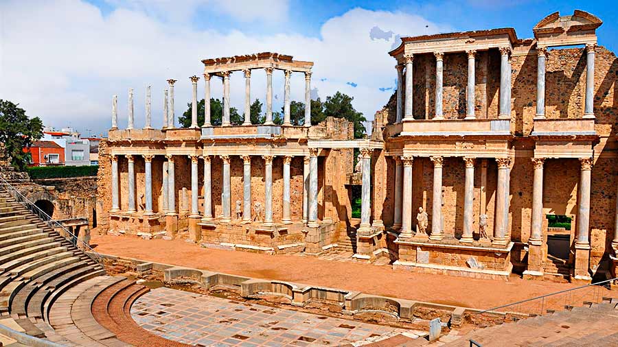 teatro romano en mérida españa