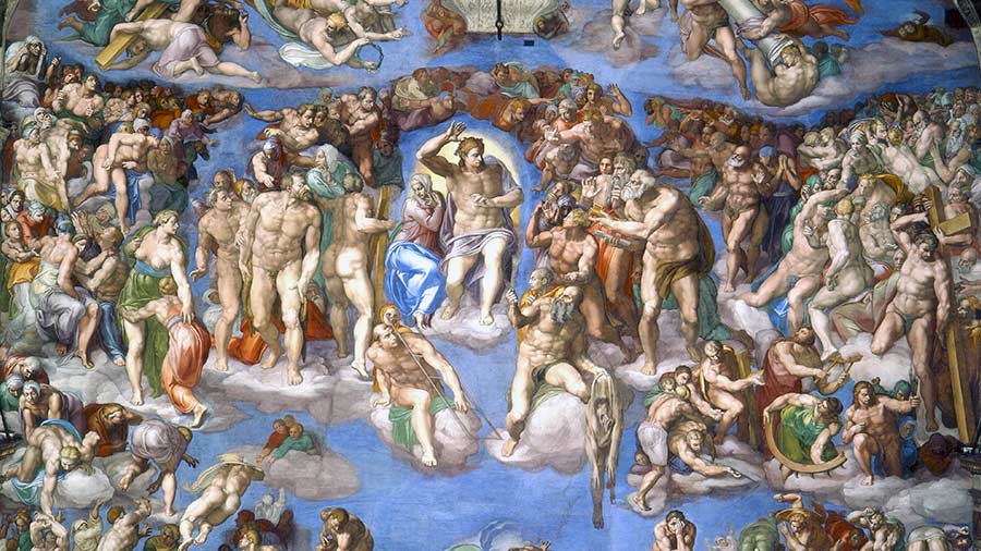 Curiosidades del juicio final de la Capilla Sixtina