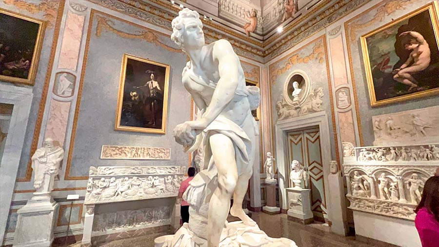 Un imprescindible de Roma el David de Bernini
